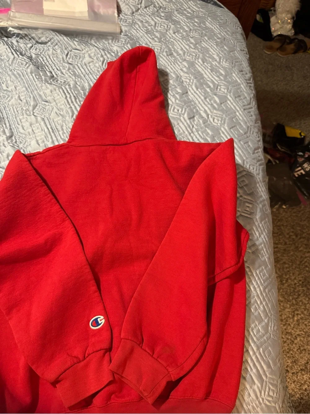 Champion Ball State Cardinals Red Youth Hoodie - Size YM (7-8)
